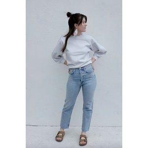 Agolde 90's Jean Mid Rise Loose Fit Jeans in Semi-Tropic Size 26